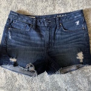 gap denim shorts
